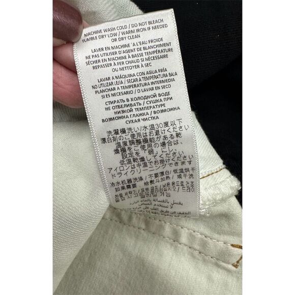 RE/DONE NWT 70’s Stove Pipe High-Rise Straight-Leg Jeans in Bleach Like Size 32 - Picture 10 of 10